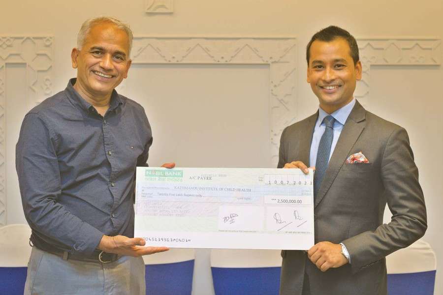 Soaltee Hotel donates Rs2.5 million to establish children's hospital in Damak